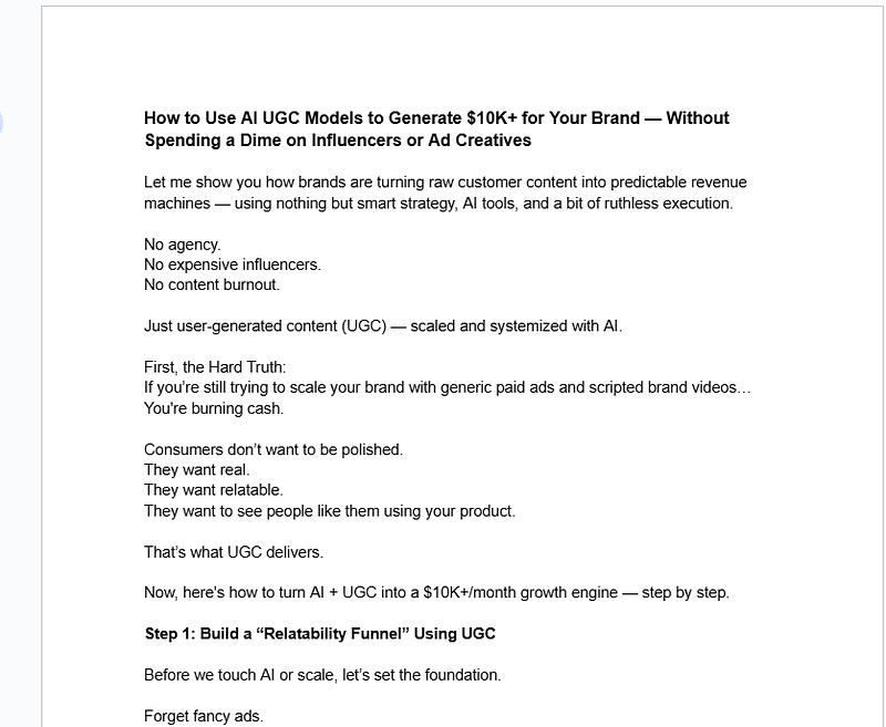From Raw UGC to $10K+/Month: A Practical Guide to Building a Scalable Content Engine Using AI