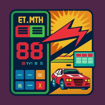 1/8 Th Mile ET-MPH-HP Drag Race Calculator